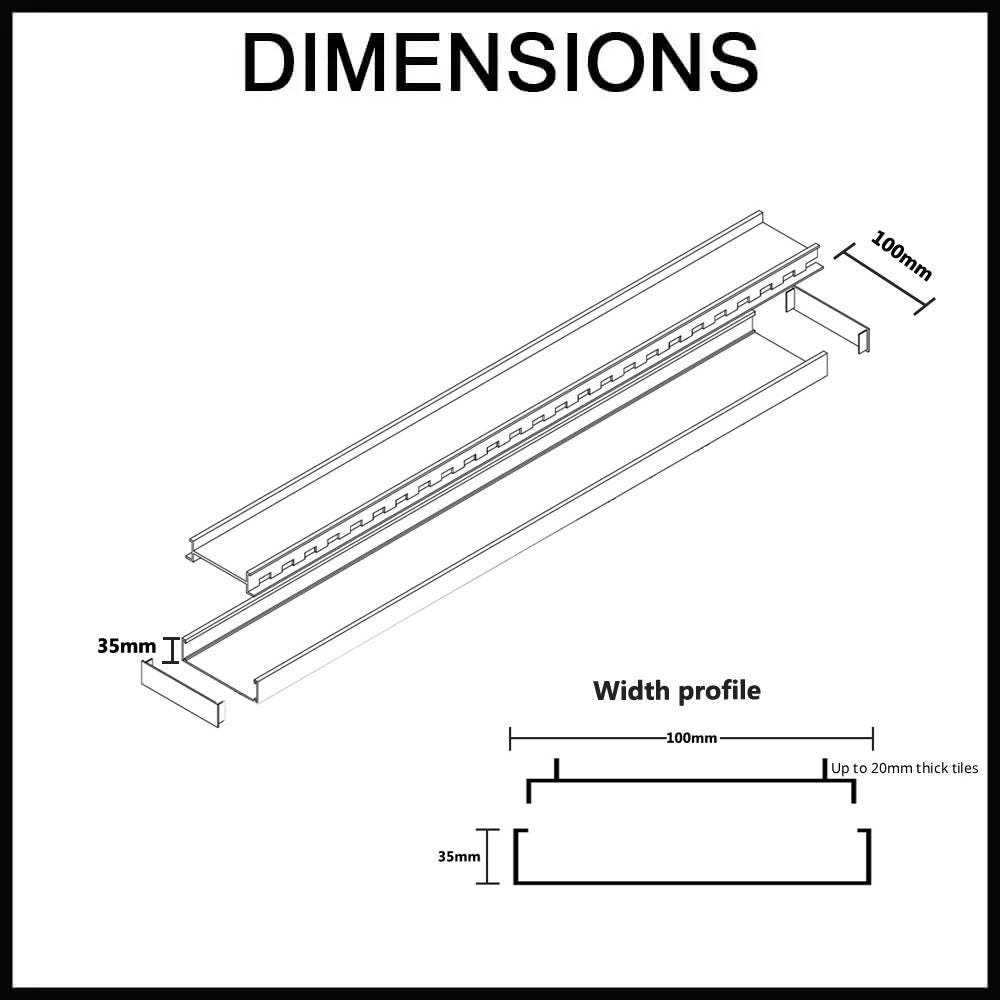 Lauxes Tile Insert Plus Dimensions